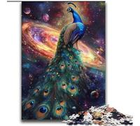 Jigsaw Puzzles for Adults 2000 Cosmic Peacock for Age 14+ Educational Games For Adults And Teenagers Artwork Gift 70x100cm