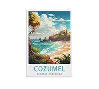Jigsaw Puzzles for Adults 2000 Cozumel Yucatan Peninsulas JigsawPuzzle 2000 Pieces for Adults Challenging Puzzle Games 70x100cm