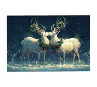 Jigsaw Puzzles for Adults 2000 Deer Jigsaws 2000 Pieces for Adults, Winter Puzzles Challenging Educational Game, Impossible Wooden Puzzle for Home Decor, Unique Gifts for Women, Gifts for Men, -1596