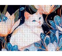 Jigsaw Puzzles for Adults 2000 Dream Cat(3) Puzzle High Definition Wooden Puzzle with Gifts Box Relaxing Home Activity & Wall Decor Large Educational Puzzles Challenging Games for Adults s7h-80