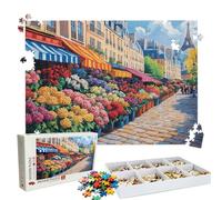 Jigsaw Puzzles for Adults 2000 Educational Game jigsaw puzzle Hard Difficult Challenging Large Puzzle Jigsaw Home Wall Decors Family Challenge Unique Gifts for Men Theme: Street Flowers Puzzle W3H-996