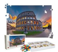 Jigsaw Puzzles for Adults 2000 Educational Game jigsaw puzzle Hard Difficult Challenging Large Puzzle Jigsaw Home Wall Decors Family Challenge Unique Gifts for Men Theme: Rome Colosseum Puzzle W3H-15