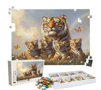 Jigsaw Puzzles for Adults 2000 Educational Game jigsaw puzzle Hard Difficult Challenging Large Puzzle Jigsaw Home Wall Decors Family Challenge Unique Gifts Women/Men Theme: Animal Tiger Puzzle W3H-800