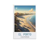 Jigsaw Puzzles for Adults 2000 El Porto California，2000 Piece Jigsaw Puzzle For Adults - Challenging Puzzle Perfect for Game Nights 100x70cm