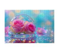 Jigsaw Puzzles for Adults 2000 Fantasy Jigsaws 2000 Pieces for Adults Wooden Rose Puzzle Games, Classic Educational Challenging Game for The Whole Families Decompression, Rome Decor Gifts 99x70cm F-88