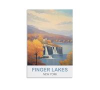Jigsaw Puzzles for Adults 2000 Finger Lakes New Yorks Jigsaw Puzzles for Challenging Family Activity Games DIY Puzzle for Home Decor 70x100cm