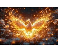 Jigsaw Puzzles for Adults 2000 Flower 2000 Piece Jigsaw Puzzles for Adults Challenging Puzzle Educational Game for The Whole for Women Gifts for Men Wall Art Room Decor Phoenix 40 x 28 Inch RXPT-10988