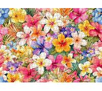 Jigsaw Puzzles for Adults 2000 flower color, Challenging Difficult Puzzle Wooden, 2000 Piece Jigsaw Puzzles for Adults Educational Game Decompression, Large Size Wall Art 39.2 x 27.8 inches w0-300