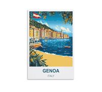 Jigsaw Puzzles for Adults 2000,Genoa Italy,Jigsaw Puzzles for Challenging Family Activity Games DIY Puzzle for Home Decor 100x70cm