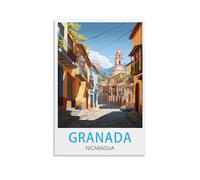 Jigsaw Puzzles for Adults 2000 Granada Nicaragua Posters 2000 Piece Puzzle Challenging Game for The Whole for Women,Gifts for Men 70x100CM