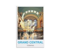 Jigsaw Puzzles for Adults 2000 Grand Central Terminals Jigsaw Puzzles for Challenging Family Activity Games DIY Puzzle for Home Decor 70x100cm