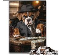Jigsaw Puzzles for Adults 2000 Jigsaws Boxer Dog Drinking Help The Brain Exercise Addictive Toys to Cultivate Patience Perfect Decoration 70x100cm
