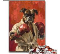 Jigsaw Puzzles for Adults 2000 Jigsaws Bulldog Boxing Educational Games Home Decoration for Is Ideal As A Gift for The Whole Family 70x100cm