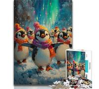 Jigsaw Puzzles for Adults 2000 Jigsaws Christmas Penguin,Family Activity Fun at Home Activities,Birthday Present,Travel Gifts 70x100cm