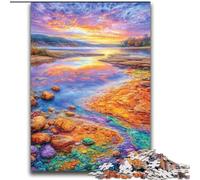 Jigsaw Puzzles for Adults 2000 Jigsaws Colored Pebbles Help The Brain Exercise Addictive Toys to Cultivate Patience Perfect Decoration 70x100cm