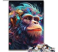 Jigsaw Puzzles for Adults 2000 Jigsaws Colorful Monkey,Stress Reliever Difficult Challenge Every Piece Is Unique - Challenging Family Fun Game 70X100CM