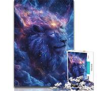 Jigsaw Puzzles for Adults 2000 Jigsaws Cosmic Lion,Learning Educational Toys Family Games Suitable for Desktop Decoration 70x100cm