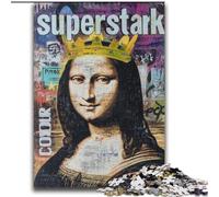 Jigsaw Puzzles for Adults 2000 Jigsaws Mona Lisa Is Funny for 14+ Unique Challenge Game Family Games Christmas Birthday Gifts 70x100cm
