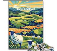 Jigsaw Puzzles for Adults 2000 Jigsaws New Zealand Pastures, Learning Educational Toys Family Games Unique Birthday And Gifts 70x100cm