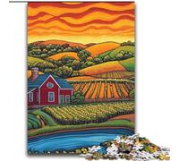 Jigsaw Puzzles for Adults 2000 Jigsaws Rural Art for 14+ Unique Challenge Game Family Games Christmas Birthday Gifts 70x100cm