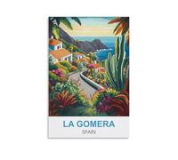 Jigsaw Puzzles for Adults 2000，La Gomera Spain Posters Of paper Puzzles Suitable For Adults Children Families Stress Relief Puzzle Games 100x70cm