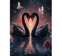 Jigsaw Puzzles for Adults 2000, Lake Black Swan 2000 Piece Jigsaw Puzzles for Adults, Challenging Puzzle Games, Classic Jigsaws, Impossible de Assemble Handmade, Fun Family Activities BXHZW0-370