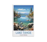 Jigsaw Puzzles for Adults 2000 Lake Tahoe California 2000 Piece Puzzle Challenging Game for The Whole for Women,Gifts for Men 70x100cm