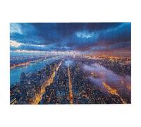 Jigsaw Puzzles for Adults 2000 Landscape Jigsaws 2000 Pieces for Adults, Wooden Puzzles for Home Decor, Impossible Puzzle Games, Unique Gifts for Women, Men, Challenging Jigsaw Theme:City -2596
