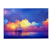 Jigsaw Puzzles for Adults 2000 Landscape Jigsaws 2000 Pieces for Adults, Wooden Puzzles for Home Decor, Impossible Puzzle Games, Unique Gifts for Women, Men, Challenging Jigsaw Theme:Boat -2520