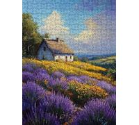 Jigsaw Puzzles for Adults 2000, Lavender Village 2000 Piece Jigsaw Puzzles for Adults, Challenging Puzzle Games, Classic Jigsaws, Impossible de Assemble Handmade, Fun Family Activities BXHZW0-992