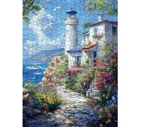 Jigsaw Puzzles for Adults 2000, Lighthouse House 2000 Piece Jigsaw Puzzles for Adults, Challenging Puzzle Games, Classic Jigsaws, Impossible de Assemble Handmade, Fun Family Activities BXHZW0-207