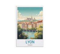 Jigsaw Puzzles for Adults 2000 Lyon France 2000 Piece Puzzle Challenging Game for The Whole for Women,Gifts for Men 70x100cm