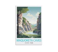Jigsaw Puzzles for Adults 2000 Maquoketa Caves State Parks 2000 Piece Puzzle Challenging Game for The Whole for Women,Gifts for Men 70x100CM