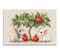 Jigsaw Puzzles for Adults 2000, Mouse Jigsaw Puzzles for Adults, Apple Jigsaws Puzzle with Exquisite Packaging Box, Impossible Wooden Puzzle for Home Decor, Gifts for Women, Gifts for Men, -3126