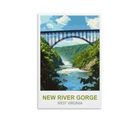 Jigsaw Puzzles for Adults 2000,New River Gorge West Virginia,Jigsaw Puzzles for Challenging Family Activity Games DIY Puzzle for Home Decor 100x70cm