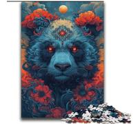 Jigsaw Puzzles for Adults 2000 Panda in Flower for Age 14+ Brain Teaser Game Best Gift for Adults And Teenagers 70x100cm