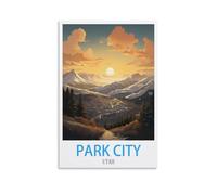 Jigsaw Puzzles for Adults 2000 Park City Utah,2000 Piece Jigsaw Puzzle For Adults - Challenging Puzzle Perfect for Game Nights 100x70cm