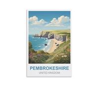 Jigsaw Puzzles for Adults 2000，Pembrokeshire United Kingdom Puzzles for Adults, Challenging Puzzles, Puzzle Game for The Whole for Women,Gifts for Men, 100x70cm