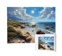 Jigsaw Puzzles for Adults 2000 Piece 100x70cm Challenging Jigsaw Puzzle Educational Game 2000 Pieces Sea View Puzzles for Adult, DIY Craft Puzzle for Home Decoration Gifts x-248