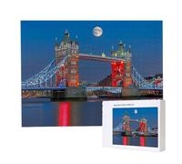 Jigsaw Puzzles for Adults 2000 Piece 100x70cm Challenging Jigsaw Puzzle Educational Game 2000 Pieces Brooklyn Bridge Puzzles for Adult, DIY Craft Puzzle for Home Decoration Gifts x-56