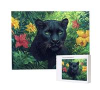 Jigsaw Puzzles for Adults 2000 Piece 100x70cm Challenging Jigsaw Puzzle Educational Game 2000 Pieces Black Panther Jungle Puzzles for Adult, DIY Craft Puzzle for Home Decoration Gifts x-276
