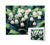 Jigsaw Puzzles for Adults 2000 Piece 100x70cm Challenging Jigsaw Puzzle Educational Game 2000 Pieces Lily Of The Valley Puzzles for Adult, DIY Craft Puzzle for Home Decoration Gifts x-526