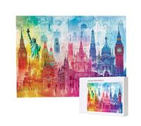 Jigsaw Puzzles for Adults 2000 Piece 100x70cm Challenging Jigsaw Puzzle Educational Game 2000 Pieces Statue Of Liberty Puzzles for Adult, DIY Craft Puzzle for Home Decoration Gifts x-996