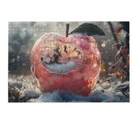 Jigsaw Puzzles for Adults 2000 Piece, 2000 Piece Apple Jigsaw Puzzles for Adults, Challenging Winter Jigsaws for the Whole Family, Wooden Puzzle for Home Decor, Gifts for Women, Gifts for Men, -8220
