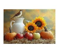 Jigsaw Puzzles for Adults 2000 Piece, 2000 Piece Autumn Jigsaw Puzzles for Adults, Challenging Flower Jigsaws for the Whole Family, Wooden Puzzle for Home Decor, Gifts for Women, Gifts for Men, -6688