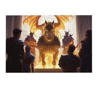 Jigsaw Puzzles for Adults 2000 Piece, 2000 Piece Demon Jigsaw Puzzles for Adults, Challenging Halloween Jigsaws for the Whole Family, Wooden Puzzle for Home Decor, Gifts for Women and Men, -8788