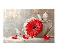 Jigsaw Puzzles for Adults 2000 Piece, 2000 Piece Flower Jigsaw Puzzles for Adults, Challenging Butterfly Jigsaws for the Whole Family, Wooden Puzzle for Home Decor, Gifts for Women and Men, -7278