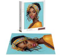 Jigsaw Puzzles for Adults 2000 Piece, Africa Jigsaw Puzzles for Adults, Girl Jigsaws 2000 Pieces with Box, Wooden Puzzle Challenging Game for the Whole for Women, Men, Wooden Puzzle for Gifts B-8258