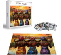 Jigsaw Puzzles for Adults 2000 Piece, Africa Jigsaw Puzzles for Adults, Girl Jigsaws 2000 Pieces with Box, Wooden Puzzle Challenging Game for the Whole for Women, Men, Wooden Puzzle for Gifts B-3803