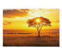 Jigsaw Puzzles for Adults 2000 Piece, Africa Puzzles for Adults, Impossible Puzzle 2000 Pieces, Family Educational Wooden Puzzle, Challenging Jigsaws, Gift Box Packaging, Gifts for Women, Men, A-45